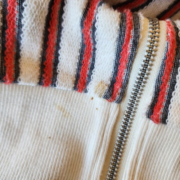 Rebecca Minkoff Striped Terry Cloth Hoodie - Medium - Picture 8 of 8